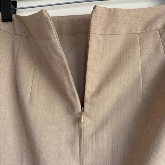 Banana Republic Tan Wool Blend Pencil Skirt Size 0 - Picture 5 of 6